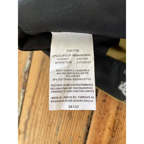 Dickies Skateboarding Pants Mens 38x32 Green Flat-Front Relaxed Durable Design - Picture 5 of 8